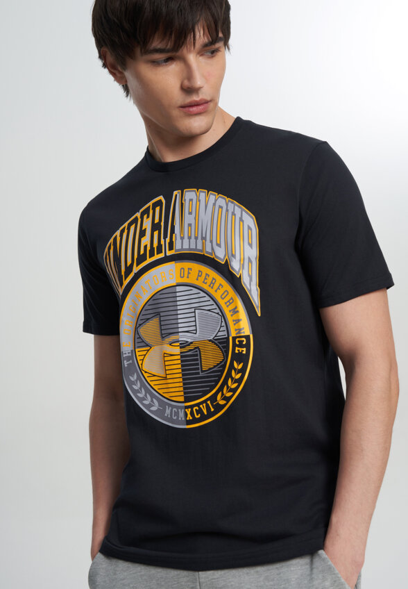 Футболка мужская Under Armour Varsity Crest, Черный