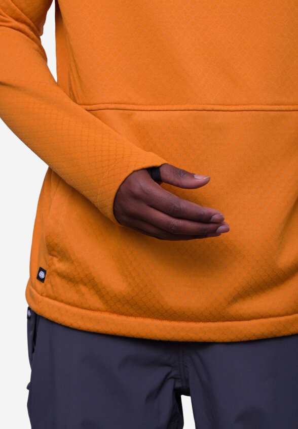 Худи 686 Mission Grid, Оранжевый