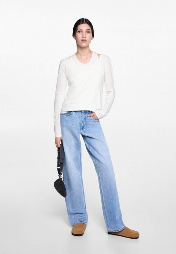 Лонгслив Mango Teen