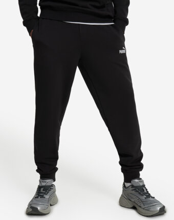 Брюки мужские PUMA Ess No. 1 Logo, Черный женщинам