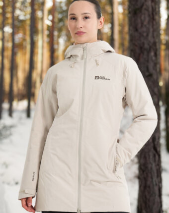Куртка утепленная женская Jack Wolfskin Heidelstein, Бежевый женщинам