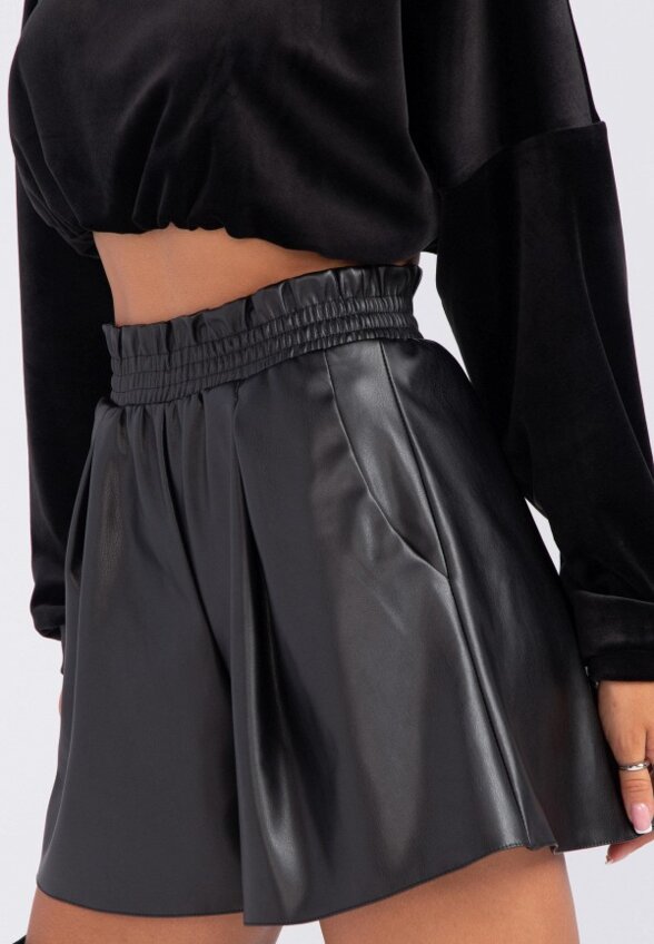 Шорты кожаные Victoria Veisbrut