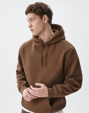 Худи REGULAR FIT из футера с начесом мужчинам