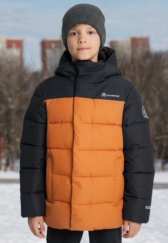 Пуховик для мальчиков Outventure, Черный