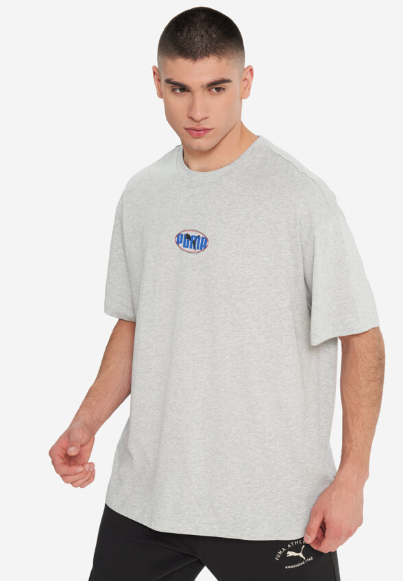 Футболка мужская PUMA Ess Logo Lab, Серый