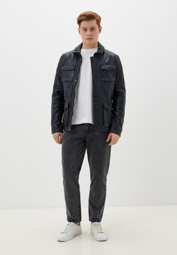 Куртка кожаная Urban Fashion for Men