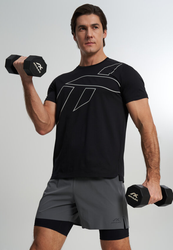 Футболка мужская Athlex, Черный
