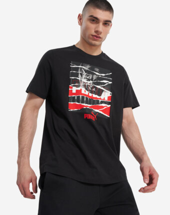 Футболка мужская PUMA Graphic, Черный женщинам