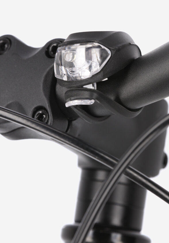 Набор габаритных велосипедных фонарей Cyclotech CFL-4/CRL-3, Черный