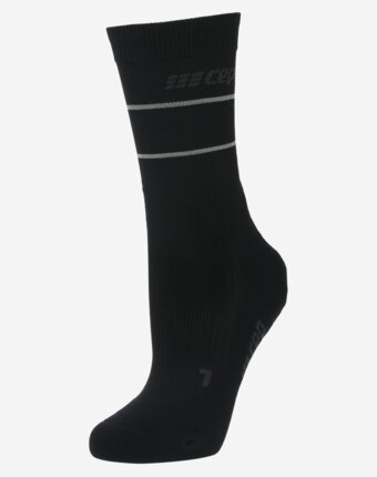 Носки компрессионные CEP Reflective, 1 пара, Черный женщинам