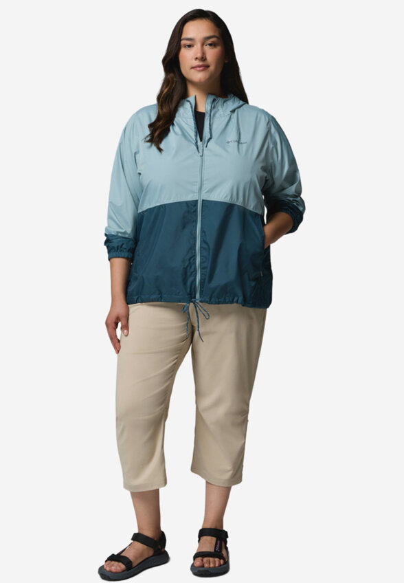 Ветровка женская Columbia Flash Forward II Windbreaker, Plus Size, Голубой