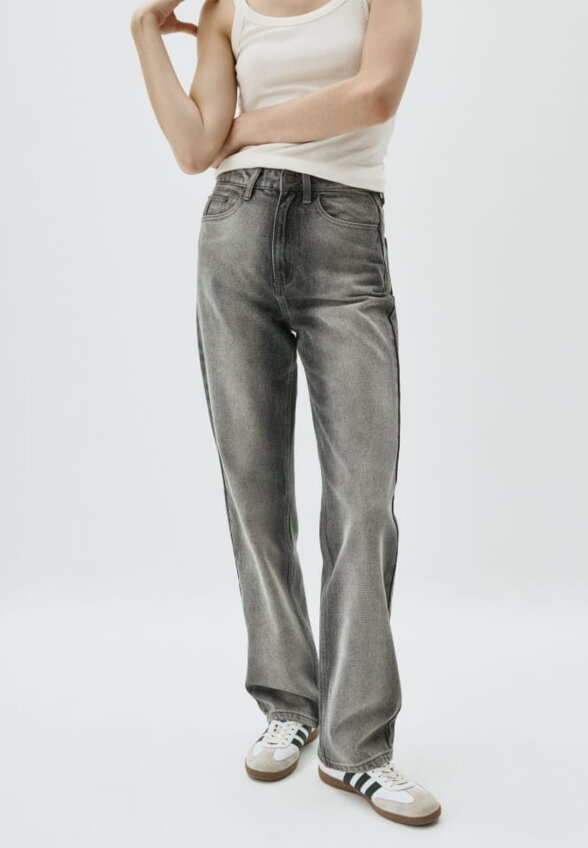 Утепленные джинсы Straight Fit