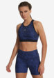 Топ бра спортивный Demix ActiveMove Urban Mesh Back, Синий1  - превью