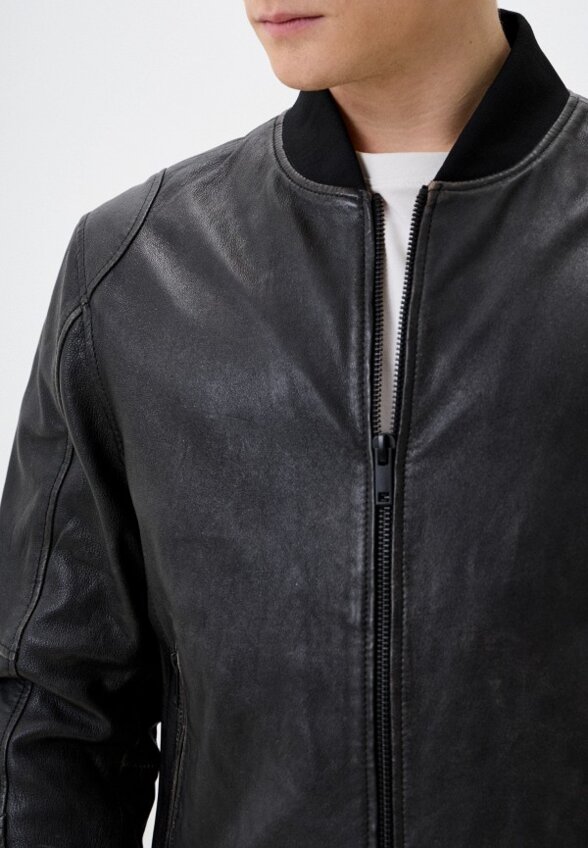 Куртка кожаная Urban Fashion for Men
