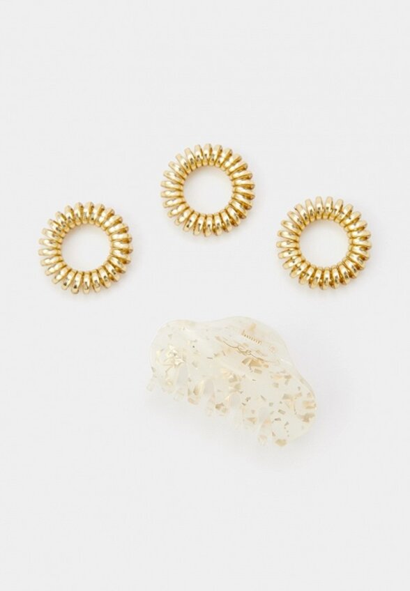 Резинки 3 шт. и заколка-краб invisibobble