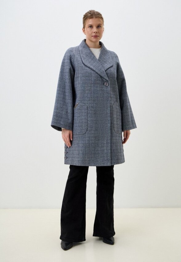 Пальто однобортное Gaxgax