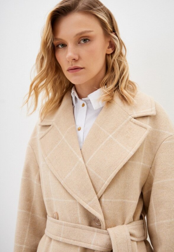 Пальто двубортное Neohit