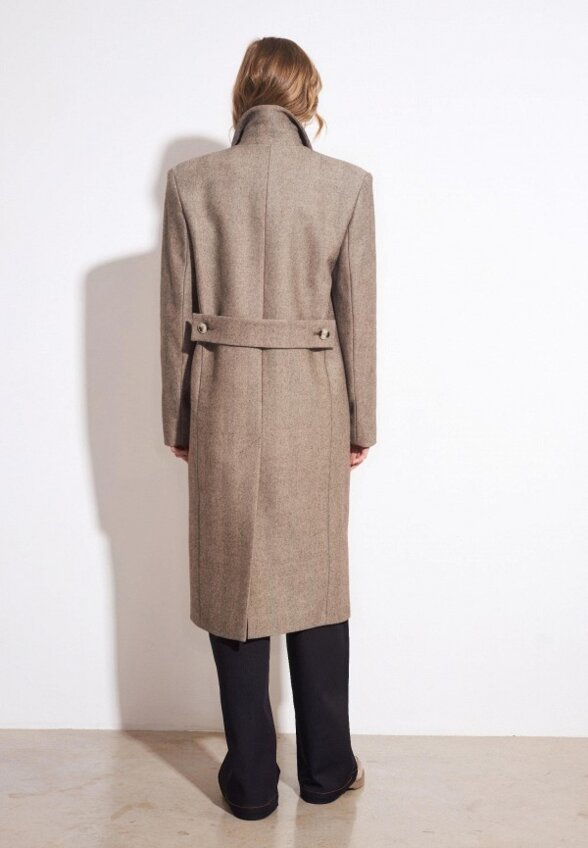 Пальто двубортное Myemi