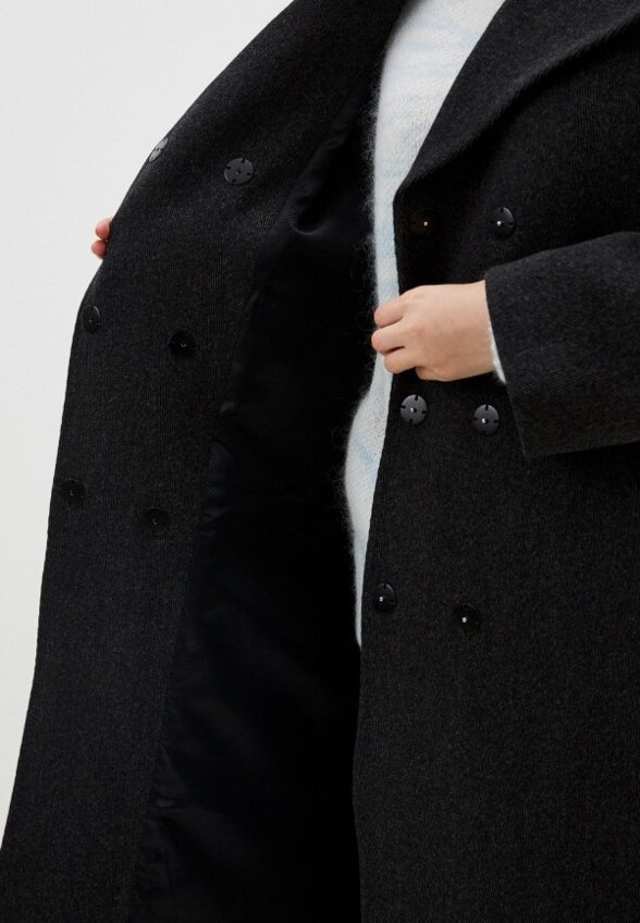 Пальто двубортное Rozhkova