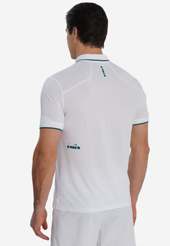 Поло мужское Diadora, Белый