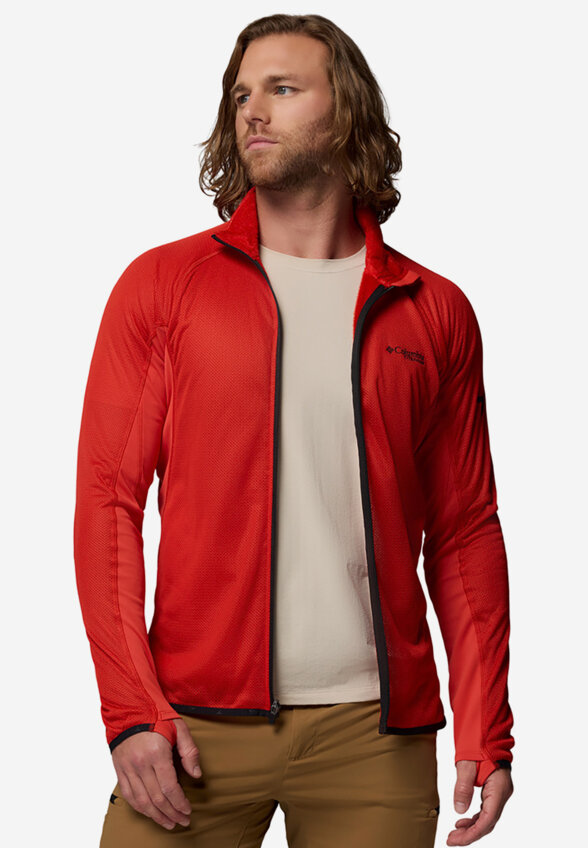 Толстовка мужская Columbia Summit Step Full Zip, Красный