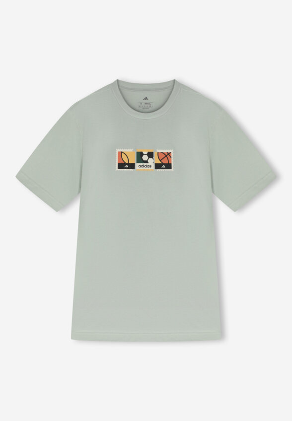 Футболка мужская adidas Mos Stamps, Голубой