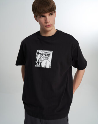 Футболка мужская Vans They Are Just Shoes Loose SS, Черный женщинам