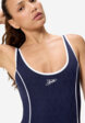 Купальник слитный женский Speedo Texture Bound Scoop, Синий5  - превью