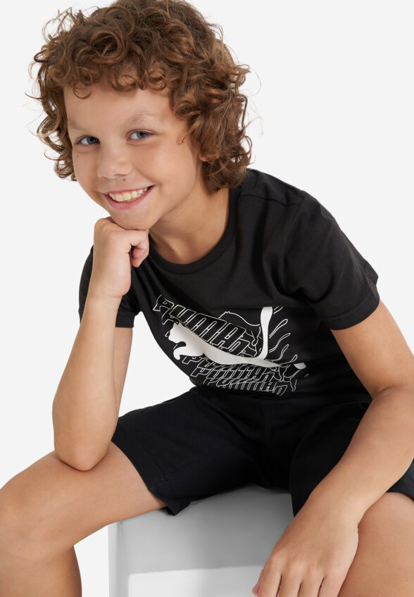 Футболка для мальчиков PUMA Graphics Cat, Черный