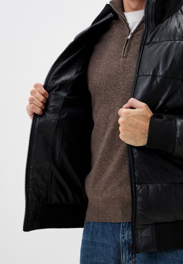 Куртка кожаная Urban Fashion for Men