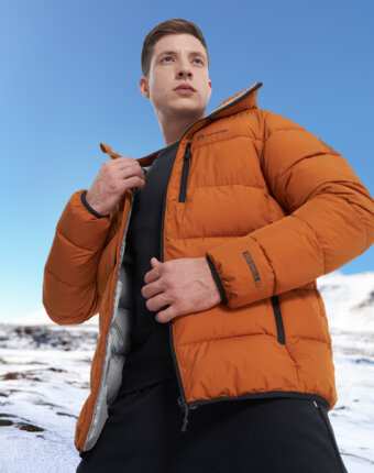 Пуховик мужской Outventure, Коричневый женщинам
