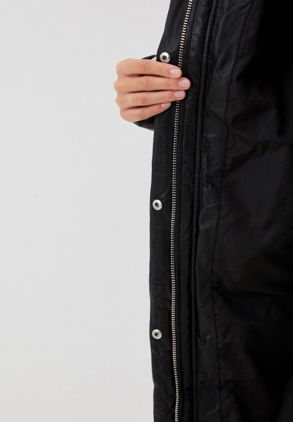 Куртка кожаная утепленная Снежная Королева