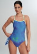 Купальник слитный женский Speedo, Голубой2  - превью