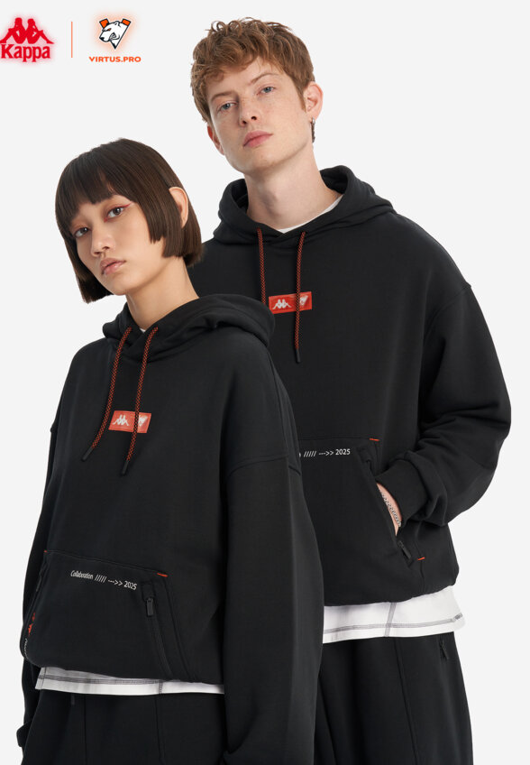Худи Kappa x Virtus.pro, Черный