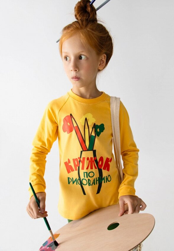 Лонгслив Привет Мишка