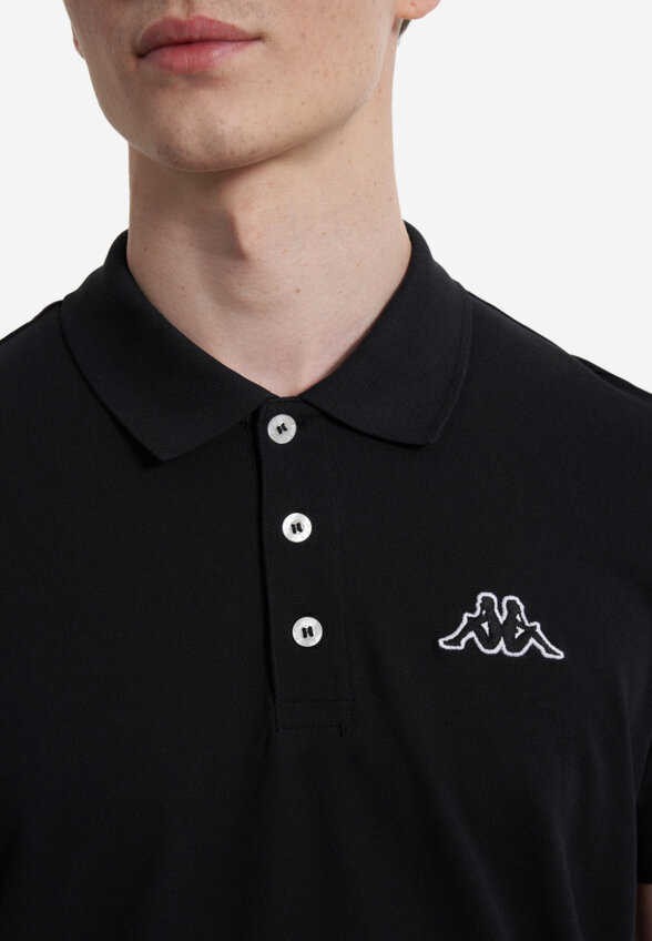 Поло мужское Kappa Polo d’Origini, Черный