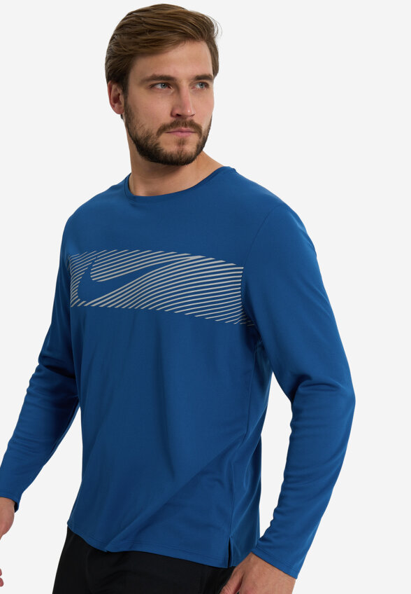 Лонгслив мужской Nike Miler, Синий