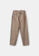 Укороченные объемные джинсы с высокой посадкой7  - превью