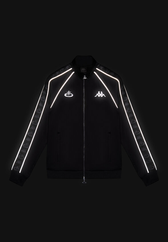 Трек-топ Kappa x OBLADAET, Черный