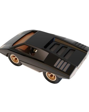 Машина PLAYFOREVER "Мини НЛО Пушка", черная детям