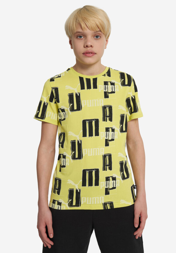 Футболка для мальчиков PUMA Ess+ Logo Lab, Желтый