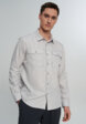 Рубашка мужская Mountain Hardwear Canyon Long Sleeve Shirt, Серый1  - превью