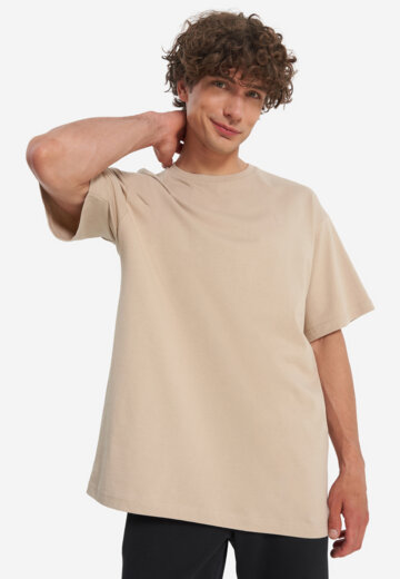 Футболка мужская оверсайз Demix, Бежевый
