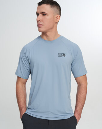 Футболка мужская Mountain Hardwear Crater Lake Short Sleeve, Синий женщинам