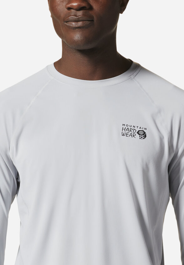 Лонгслив мужской Mountain Hardwear Crater Lake Long Sleeve Crew, Серый
