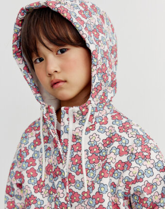 Ветровка Softshell на флисе для девочек детям