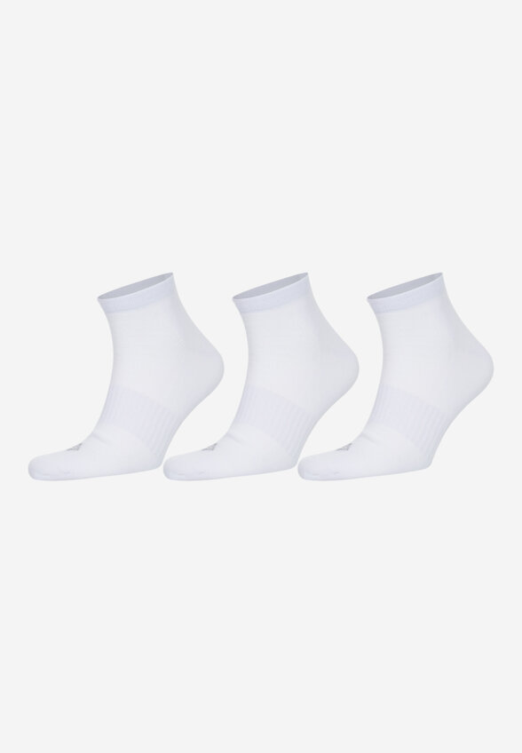 Носки Columbia New Cotton Quarter Socks, 3 пары, Белый