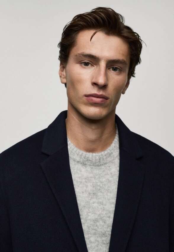 Пальто однобортное Mango Man