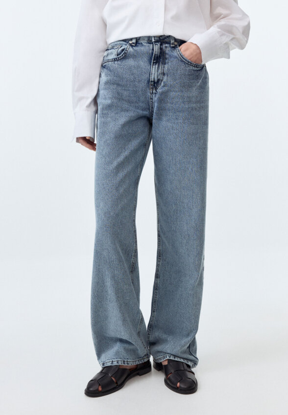Джинсы 411 WIDE LEG