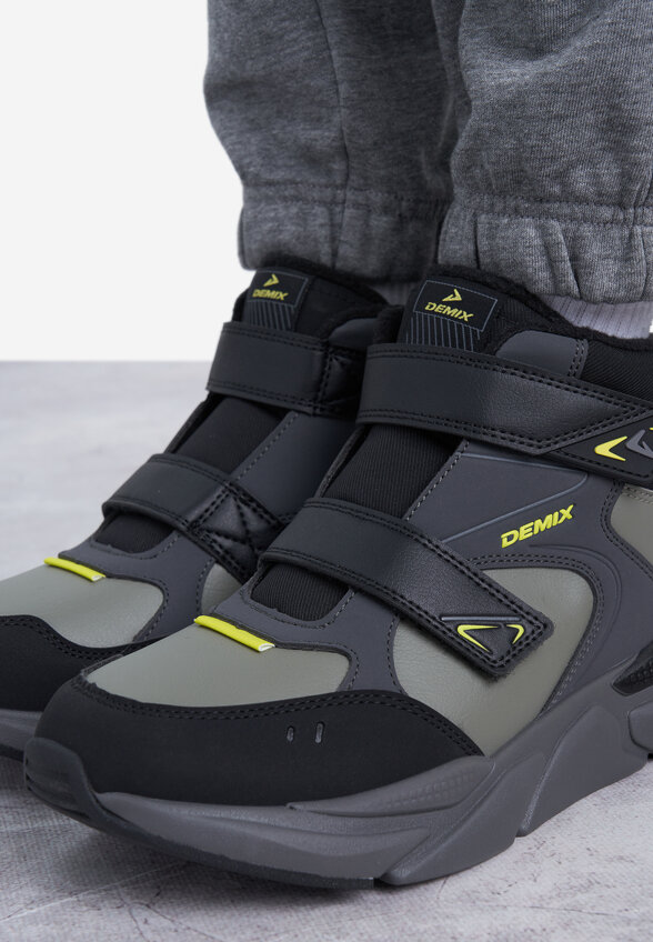 Кроссовки утепленные для мальчиков Demix Sprinter Verse Mid, Зеленый